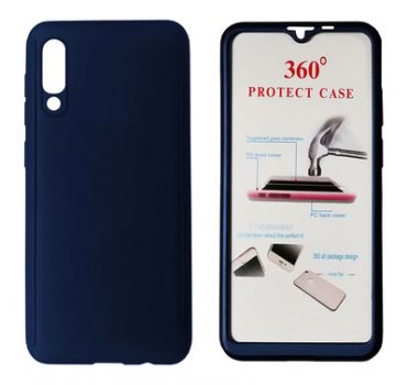 POWERTECH Θήκη Body 360° με Tempered Glass για Xiaomi Mi 9, μπλε - Mobile cases
