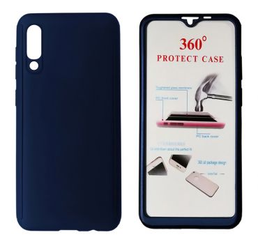 POWERTECH Θήκη Body 360° με Tempered Glass για Xiaomi Mi 9, μπλε - Mobile cases