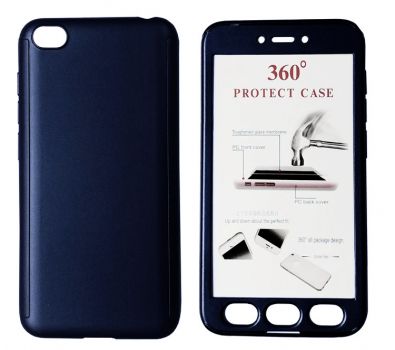 POWERTECH Θήκη Body 360° με Tempered Glass για Xiaomi Redmi Go, μπλε - Mobile cases