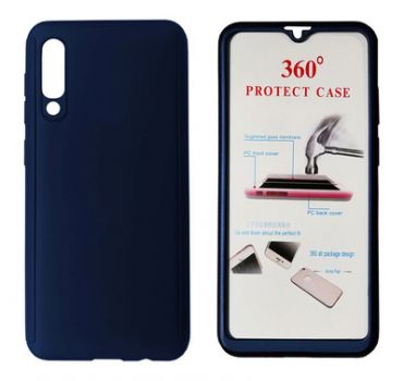 POWERTECH Θήκη Body 360° με Tempered Glass για Samsung A50, μπλε - Mobile cases