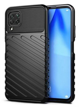 POWERTECH Θήκη Carbon MOB-1496 για Huawei P40 Lite, μαύρη - Mobile cases
