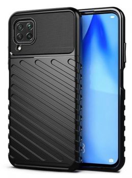 POWERTECH Θήκη Carbon MOB-1496 για Huawei P40 Lite, μαύρη - Mobile cases