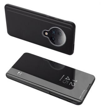 POWERTECH θήκη Clear view MOB-1513, Xiaomi Poco F2 Pro, μαύρη - Mobile cases