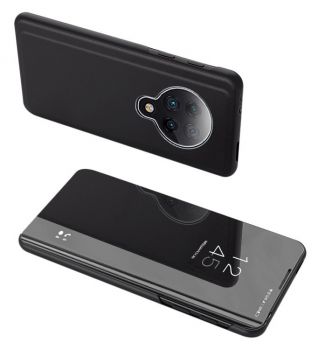 POWERTECH θήκη Clear view MOB-1513, Xiaomi Poco F2 Pro, μαύρη - Mobile cases