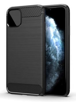 POWERTECH Θήκη Carbon Flex MOB-1549 για iPhone 12 Pro Max, μαύρη - Mobile cases