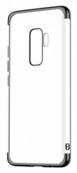 POWERTECH θήκη Clear color MOB-1552, Xiaomi Redmi 9, μαύρη - Mobile cases