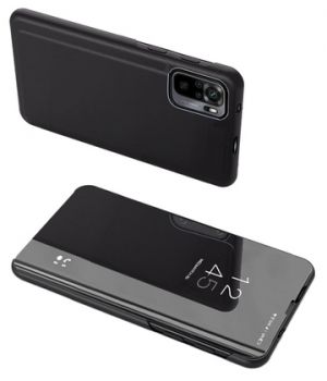POWERTECH θήκη Clear view MOB-1607, Xiaomi Redmi Note 10 Pro, μαύρη - Mobile cases