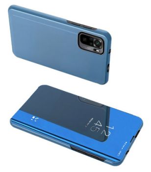 POWERTECH θήκη Clear view MOB-1608, Xiaomi Redmi Note 10 Pro, μπλε - Mobile cases