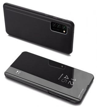 POWERTECH θήκη Clear View MOB-1616 για Samsung Galaxy A32 5G, μαύρη - Mobile cases