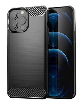 POWERTECH Θήκη Carbon MOB-1657 για iPhone 13 Pro, μαύρη - Mobile cases