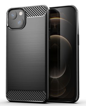 POWERTECH Θήκη Carbon MOB-1659 για iPhone 13 mini, μαύρη - Mobile cases