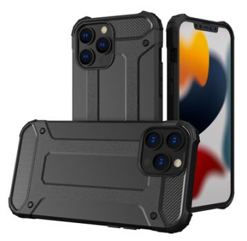 POWERTECH Θήκη Hybrid Armor MOB-1698 για iPhone 13 Pro Max, μαύρη - Mobile cases