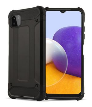 POWERTECH Θήκη Armor Carbon MOB-1723 για Samsung A22 5G, μαύρη - Mobile cases