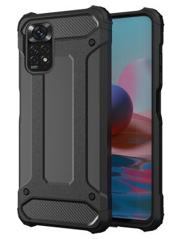 POWERTECH Θήκη Armor Carbon MOB-1726 για Xiaomi Note 11/M4 Pro 5G, μαύρη - Mobile cases