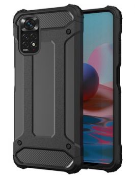 POWERTECH Θήκη Armor Carbon MOB-1726 για Xiaomi Note 11/M4 Pro 5G, μαύρη - Mobile cases