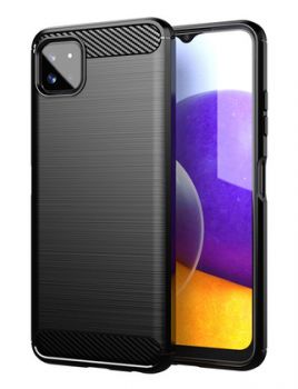 POWERTECH θήκη Carbon MOB-1729 για Samsung A22 5G, μαύρη - Mobile cases
