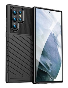 POWERTECH Θήκη Thunder MOB-1736 για Samsung S22 Ultra, μαύρη - Mobile cases