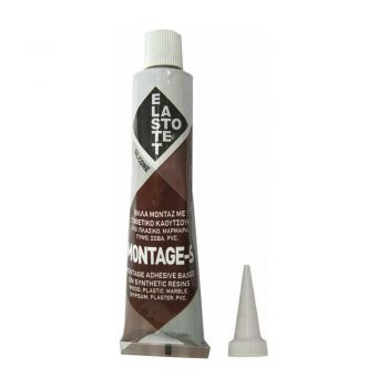 ELASTOTET MONTAGE S 80ML - ΔΙΑΦΑΝΟ-ΧΡΩΜΑ - Κόλλες - Σιλικόνες - Σφραγιστικά