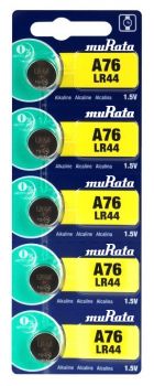 MURATA Αλκαλικές μπαταρίες LR44 MR-LR44, 1.5V, 5τμχ - Alkaline / Rechargeable batteries