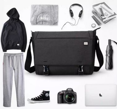 MARK RYDEN τσάντα ώμου MR5900D, με θήκη laptop 14