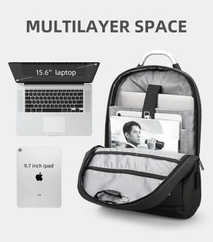 MARK RYDEN τσάντα πλάτης MR6320, με θήκη laptop 15.6