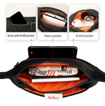 MARK RYDEN τσάντα μέσης MR8789XK, αδιάβροχη, 1.7L, μαύρη - Bags - Wallets