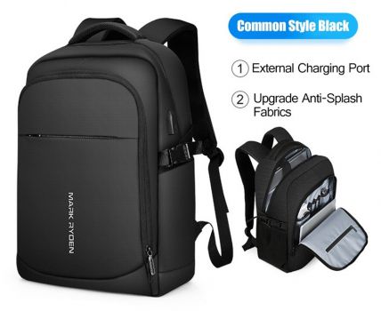 MARK RYDEN τσάντα πλάτης MR9191DY-00, με θήκη laptop 15.6