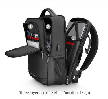 MARK RYDEN τσάντα πλάτης MR9552, με θήκη laptop 15.6