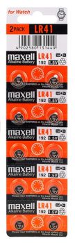 MAXELL αλκαλικές μπαταρίες LR41, 1.5V, 10τμχ - Alkaline / Rechargeable batteries