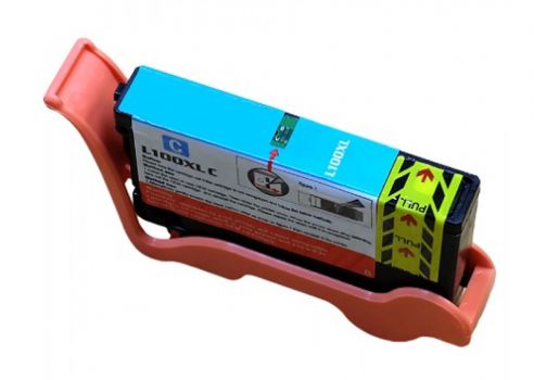 G & G Συμβατό InkJet για Lexmark 100 XL, 9.6ml, Cyan - Toner - Inkjet