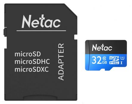 NETAC κάρτα μνήμης MicroSDHC P500 Standard, 32GB, 90MB/s, Class 10 - Περιφερειακά PC