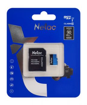 NETAC κάρτα μνήμης MicroSDXC P500 Standard, 64GB, 90MB/s, Class 10 - Περιφερειακά PC