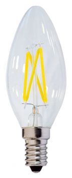 OPTONICA LED λάμπα Candle C35 Filament 1471, 4W, 4500K, E14, 400lm - Lighting