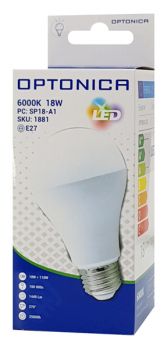 OPTONICA LED λάμπα A65 1881, 18W, 6000K, E27, 1440lm - Lighting