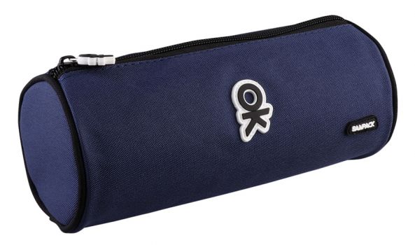 MP υφασμάτινη κασετίνα PA1025-05, κυλινδρική, μπλε - Office Supplies