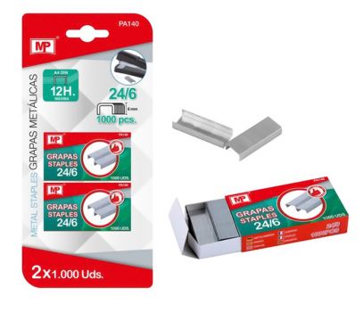 MP ανταλλακτικά συρραπτικού 24/6 PA140, 2x 1000τμχ - Office Supplies