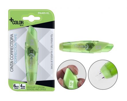 MP διορθωτική ταινία PA405-VL, 5mm, 6m, πράσινο - Office Supplies