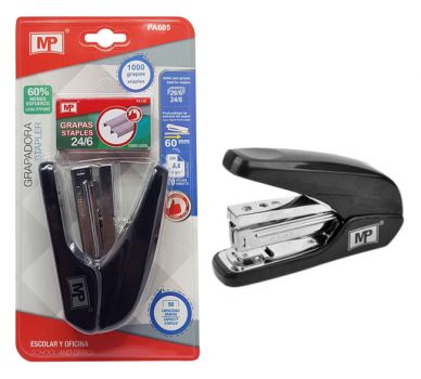 MP συρραπτικό με ανταλλακτικά PA605, 24/6-26/6, 20 φύλλα, μαύρο - Office Supplies