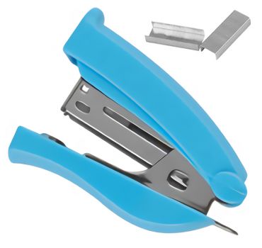 MP mini συρραπτικό με ανταλλακτικά PA612, 24/6, 12 φύλλα, γαλάζιο - Office Supplies