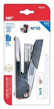 MP μεταλλικό συρραπτικό με ανταλλακτικά PA632, 24/6-26/6-Νο10, 25 φύλλα - Office Supplies