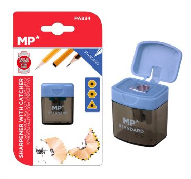 MP ξύστρα μολυβιών με κάδο PA834, μωβ - Office Supplies