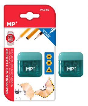 MP ξύστρα μολυβιών με κάδο PA846, πράσινη - Office Supplies