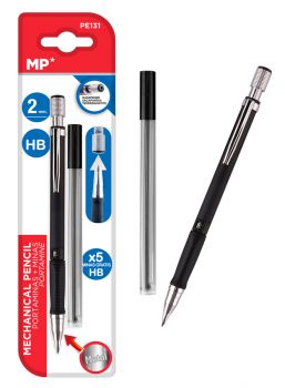 MP Mηχανικό μολύβι PE131, HB, 5x ανταλλακτικά, 2mm, 2τμχ - Office Supplies