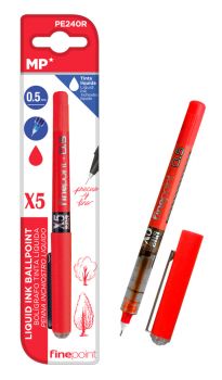 MP στυλό διαρκείας, καλλιγραφίας PE240R, 0.5mm, κόκκινο - Office Supplies