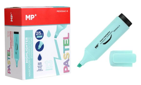 MP μαρκαδόρος υπογράμμισης PE505AC-S, γαλάζιος, 12τμχ - Office Supplies