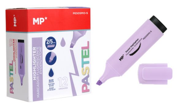 MP μαρκαδόρος υπογράμμισης PE505MO-S, μωβ, 12τμχ - Office Supplies