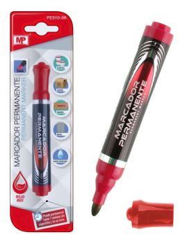 MP ανεξίτηλος μαρκαδόρος PE510-06, 2mm, κόκκινος - Office Supplies
