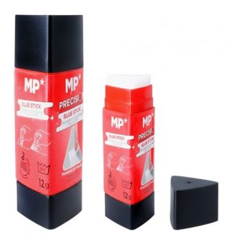 MP κόλλα στικ PP009, τρίγωνη, διάφανη, 12g - Office Supplies