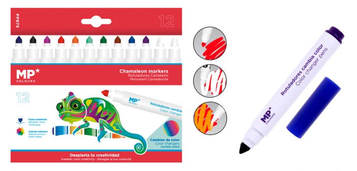MP σετ χρωματιστών μαρκαδόρων σειράς Cameleon PP875, 12τμχ - Office Supplies