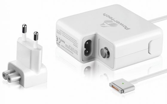 POWERTECH τροφοδοτικό laptop PT-289 για Apple, 60W, 16.5V/3.65A, λευκό - Laptop chargers